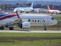 Malpensa airpot with airplane