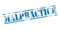 Malpractice blue stamp