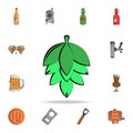 malt colored sketch style icon. Detailed set of color beer in hand drawn style icons. Premium graphic design. One of the Royalty Free Stock Photo