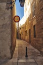 Narrow street in the old town