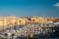 Malta. Birgu bay with yachts