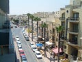 Malta Bugibba townscape in summer