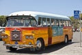 Malta Bus - Rear Detail Royalty Free Stock Photo