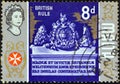 MALTA - CIRCA 1965: A stamp printed in Malta shows British rule, circa 1965.