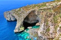 Malta Coast Blue Grotto Royalty Free Stock Photo