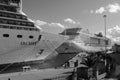 Malta: The cruise ship P&G Arkadia in the harbour of Valetta City