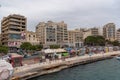 Sliema waterfront buildings Malta Royalty Free Stock Photo