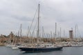 Blue Leopard moored in Sliema harbour Malta