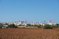 Malta. Flags record day in small maltese village Zurrieq. Maltese feast