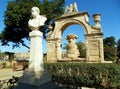 Malta, Floriana (Il-Furjana), Maglio Gardens on The Mall, fountain with an arch