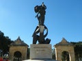 Malta, Floriana (Il-Furjana), Maglio Gardens on The Mall, Independence Monument