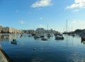 Malta, Gzira, view of the Marsamxett Harbour from the embankment (Triq Ix - Xatt)