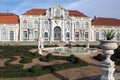 Malta Garden of the Palace of Queluz, Ballroom wing in the background, near Lisbon, Portugal Royalty Free Stock Photo