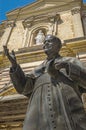 Polish Pope John Paul II in Rabat, Malta Royalty Free Stock Photo