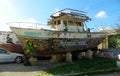 Malta, Gzira, Manoel Island, cemetery for abandoned ships Royalty Free Stock Photo