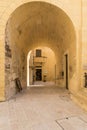 Arched passage in the Citadel Victoria Gozo