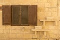 Window of a building inside the Citadel of Victoria Gozo Malta