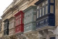 Windows on a street in Rabat Malta