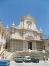 Malta island Gozo main cathedral in island