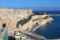 Malta - January 2023 - Architecture in Valetta Royalty Free Stock Photo