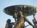 Malta La Valletta Floriana Triton fountain closeup