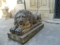 Malta La Valletta Grand Master Palace lion statue Royalty Free Stock Photo