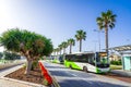 Malta, International Airport - Tallinja Bus Station Royalty Free Stock Photo