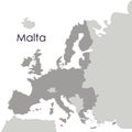 malta map design