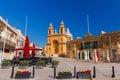 Malta. Marsaxlokk. Central square.