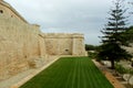 Malta, Mdina, fortifications of Mdina, De Redin Bastion Royalty Free Stock Photo