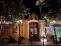 Malta,Mdina, Night,Castle,Light,Palm