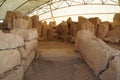 Malta megalitic temple archeological site