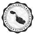 Malta outdoor stamp.