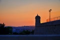 Malta republic on the sunset. Valetta