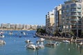 Malta - San Giljan - Spinola Bay Royalty Free Stock Photo