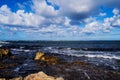 A Malta Seascape during Winter Royalty Free Stock Photo