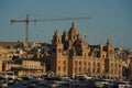 Malta The Three Cities at sunset - Vittoriosa, Senglea & Cospicua