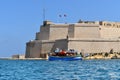 Malta Valetta port entry old fortress