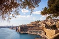 Malta - valletta harbour under the sun Royalty Free Stock Photo