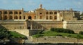 Malta, Valletta, view of Fort Manoel from the sea Royalty Free Stock Photo