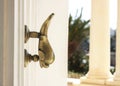 Maltese dorr knocker on palace Royalty Free Stock Photo