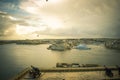 Maltese Landscape Aerial View of Malta Mediterranean Panorama Exotic Architecture