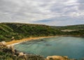 Stunning landscape of Maltese nature Qarraba between Gnejna bay and Ghajn tuffieha bay Riviera, Ta Lippija, Mgarr, Malta