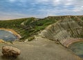 Stunning landscape of Maltese nature Qarraba between Gnejna bay and Ghajn tuffieha bay Riviera, Ta Lippija, Mgarr, Malta