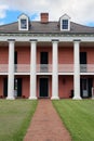 Malus-Beauregard House at Chalmette Battlefield, view from the levee side Royalty Free Stock Photo