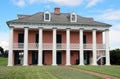 Malus-Beauregard House at Chalmette Battlefield, view from the levee side Royalty Free Stock Photo