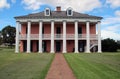 Malus-Beauregard House at Chalmette Battlefield, view from the levee side Royalty Free Stock Photo