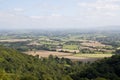 Malvern hills countryside Royalty Free Stock Photo