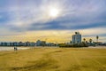 Malvin Beach, Montevideo, Uruguay Royalty Free Stock Photo
