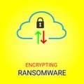 Malware encrypted file on cloud, Ransomware.